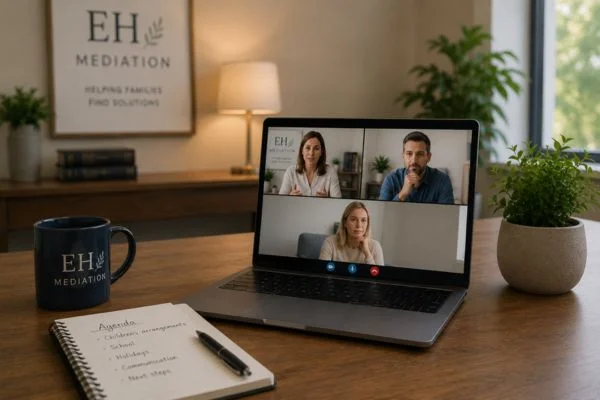 child access mediation Sittingbourne online meeting.